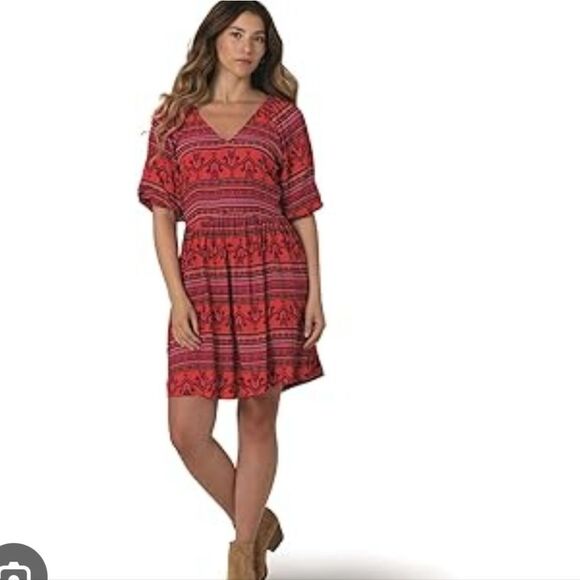 Wrangler boho dress S - Picture 2 of 9